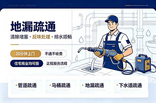 大冶地漏疏通